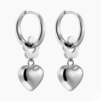 Серьги Flower's Hearts Silver Earrings KOTLO STUDIO