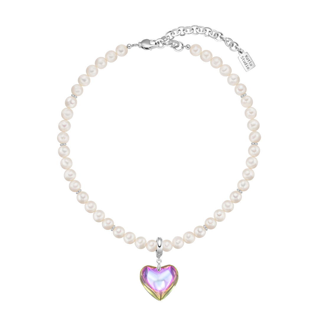 Чокер Classic Heart Holographic-Silver Choker KOTLO STUDIO фото 1