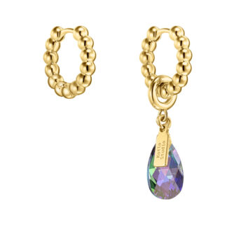 Серьги Drop Gold-Holographic Earrings KOTLO STUDIO