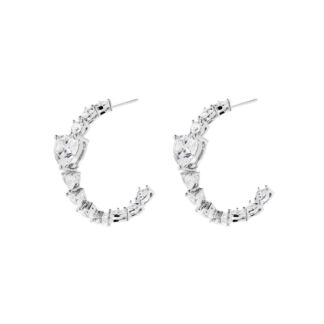 Серьги Crystal Clear Heart Earrings VIVA LA VIKA