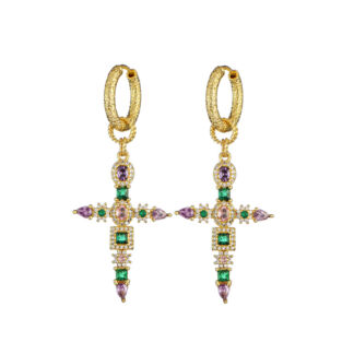 Серьги Spanish Cross Earring LA CONCEPTION DE SAFINA ANTONINA