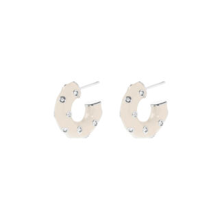 Серьги Dainty Donut Earrings – White VIVA LA VIKA