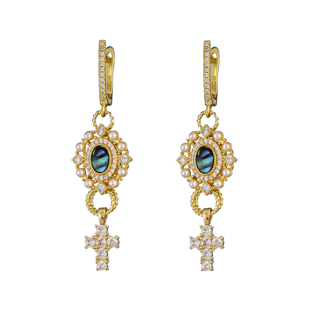 Серьги Spanish lace Cross Earring LA CONCEPTION DE SAFINA ANTONINA фото 1