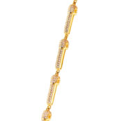 Колье Crystal Pin Necklace – Gold BLING BLING фото 3