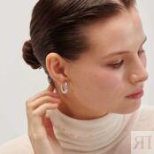 Серьги Base Hoop Earrings MOONSWOON фото 3