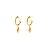 Серьги Gold Drop Earrings FREE FORM фото 1