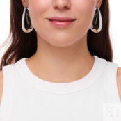 Серьги Silver Large Volume Earrings FREE FORM фото 2