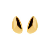 Серьги Gold Large Volume Earrings FREE FORM фото 1