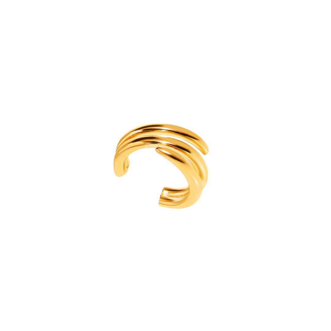 Кафф Golden Triple Asymmetric Cuff FREE FORM фото 1