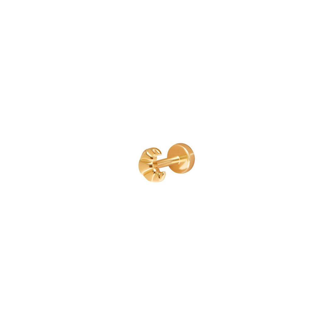 Лабрет Croissant Stud Earring - Gold VIVA LA VIKA фото 1