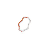 Кольцо Wave Pave Ring – Silver Orange VIVA LA VIKA фото 3