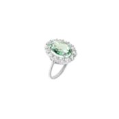 Кольцо Oval Green Amethyst Ring SECRETS фото 4