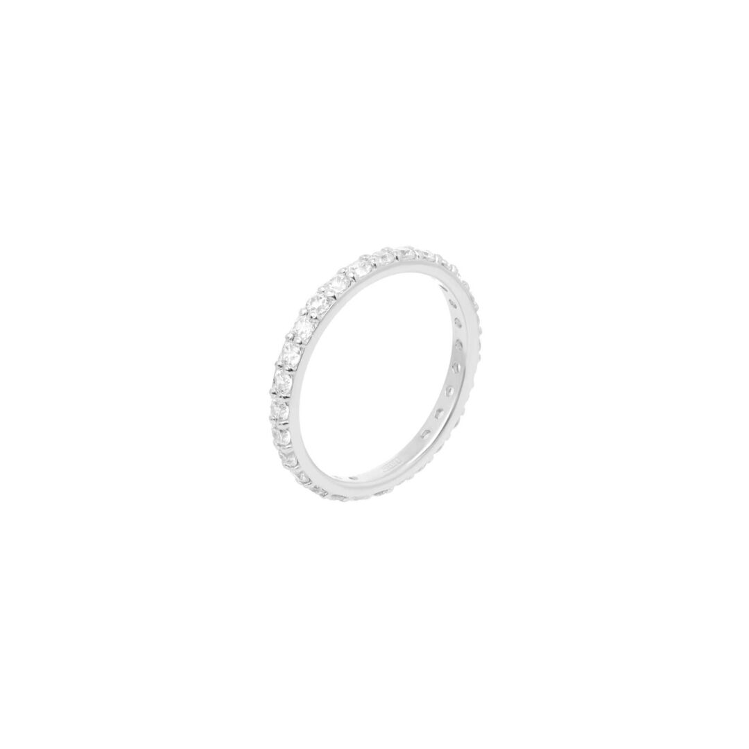 Кольцо Pave Ring – Silver Crystal VIVA LA VIKA фото 1