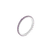 Кольцо Pave Tiny Ring – Silver Violet VIVA LA VIKA фото 2