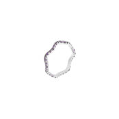 Кольцо Wave Pave Ring – Silver Violet VIVA LA VIKA фото 3