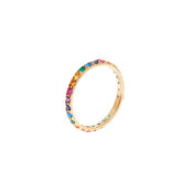 Кольцо Pave Ring – Gold Rainbow VIVA LA VIKA фото 1