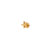 Пусет Plain Cross Stud Earring – Gold VIVA LA VIKA фото 1