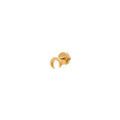 Пусет Plain Moon Stud Earring – Gold VIVA LA VIKA фото 1