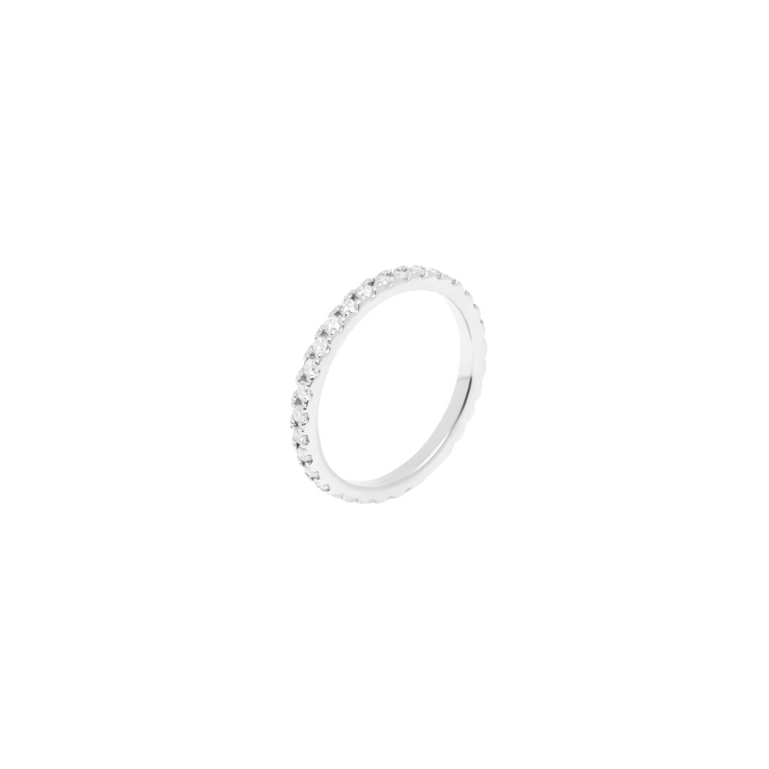 Кольцо Classic Pave Ring By VLV – 1.5mm VIVA LA VIKA фото 1