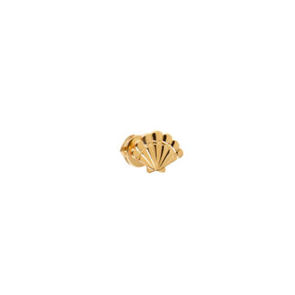 Пусет Plain Seashell Stud Earring – Gold VIVA LA VIKA