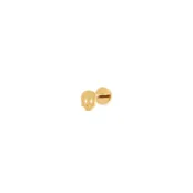 Лабрет Plain Skull Stud Earring - Gold VIVA LA VIKA фото 1