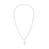 Колье Naive Pearl Cross Necklace HOLLY JUNE фото 3