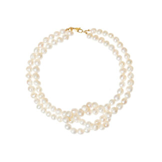 Колье Major Pearl Twist Necklace HOLLY JUNE