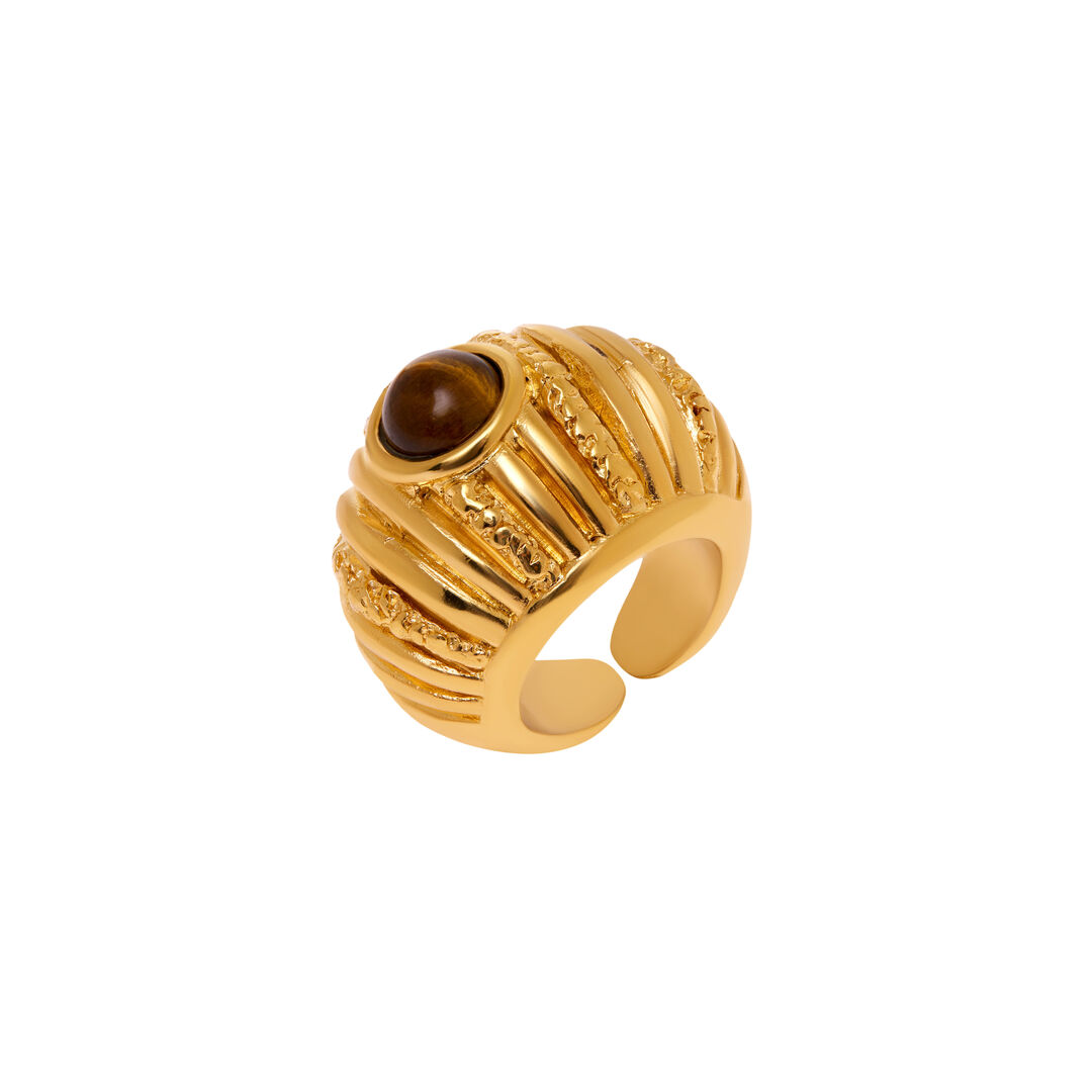 Кольцо Reef Ring - Tiger Eye PAOLA SIGHINOLFI фото 1