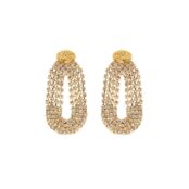 Серьги Trevise Strass Earrings Gold GAS BIJOUX фото 3