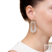 Серьги Trevise Strass Earrings Gold GAS BIJOUX фото 4