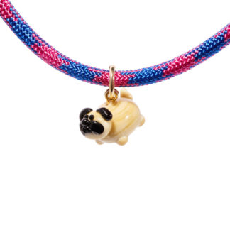 Колье Knitted Cutie Necklace - Pug HOLLY JUNE