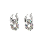 Серьги Les Creoles Petite Earrings - Silver PEARL OCTOPUSS.Y фото 3