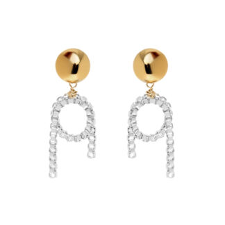 Серьги Chain Loop Earring PEARL OCTOPUSS.Y