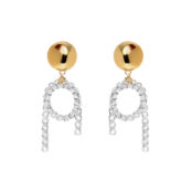 Серьги Chain Loop Earring PEARL OCTOPUSS.Y фото 1