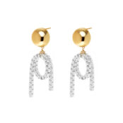 Серьги Chain Loop Earring PEARL OCTOPUSS.Y фото 3