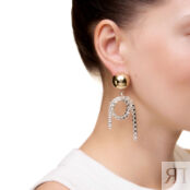 Серьги Chain Loop Earring PEARL OCTOPUSS.Y фото 4