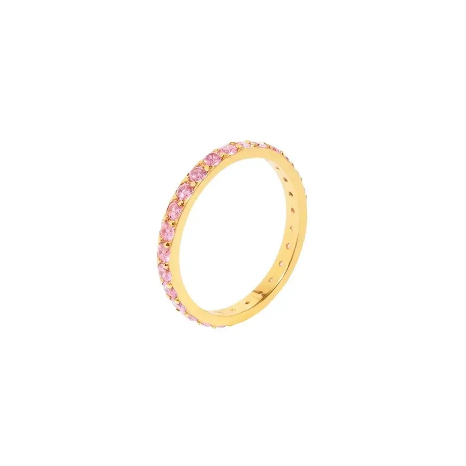 Кольцо Pave Ring - Gold Pink VIVA LA VIKA фото 1