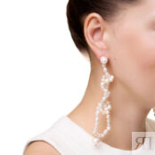 Серьги White Lotus Earrings PEARL OCTOPUSS.Y фото 3