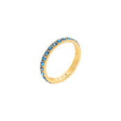 Кольцо Pave Ring - Gold Blue VIVA LA VIKA фото 1