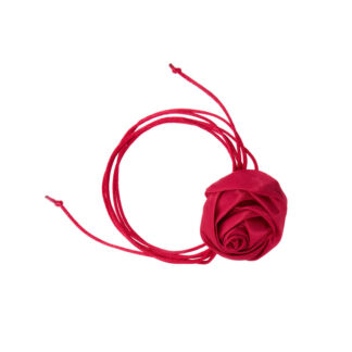 Колье Rosette Tie Necklace - Crimson PETIT MOMENTS