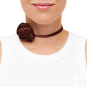 Колье Rosette Tie Necklace - Brown PETIT MOMENTS фото 2