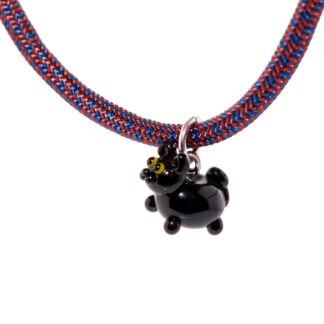 Колье Knitted Kitten Necklace - Black Cat HOLLY JUNE