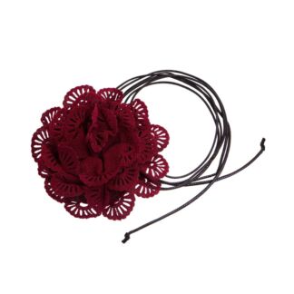 Колье Jardin Flower Necklace - Maroon PETIT MOMENTS