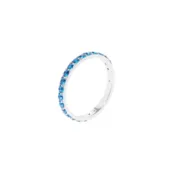 Кольцо Pave Ring - Silver Blue VIVA LA VIKA фото 1