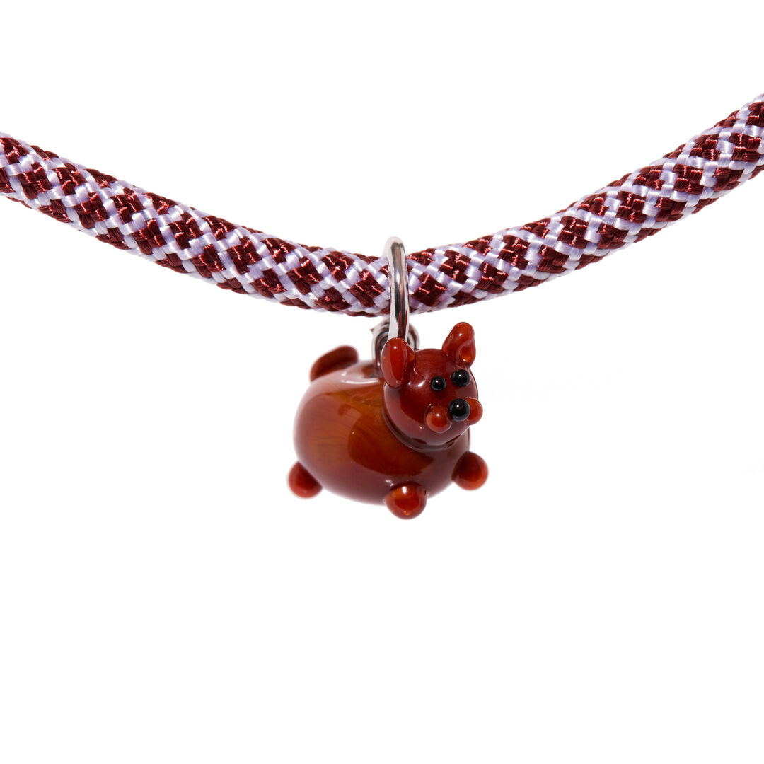 Колье Knitted Kitten Necklace - Chocolate British Cat HOLLY JUNE фото 1