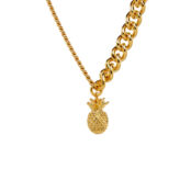 Колье Gold Pineapple Necklace FREE FORM фото 3