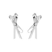 Серьги Silver Bow Earrings FREE FORM фото 1