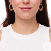 Серьги Gold Spring Earrings FREE FORM фото 2