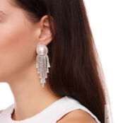 Серьги Sparkling Pendant Earrings FREE FORM фото 3