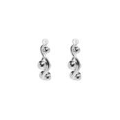 Серьги Silver Earrings With Spheres FREE FORM фото 3